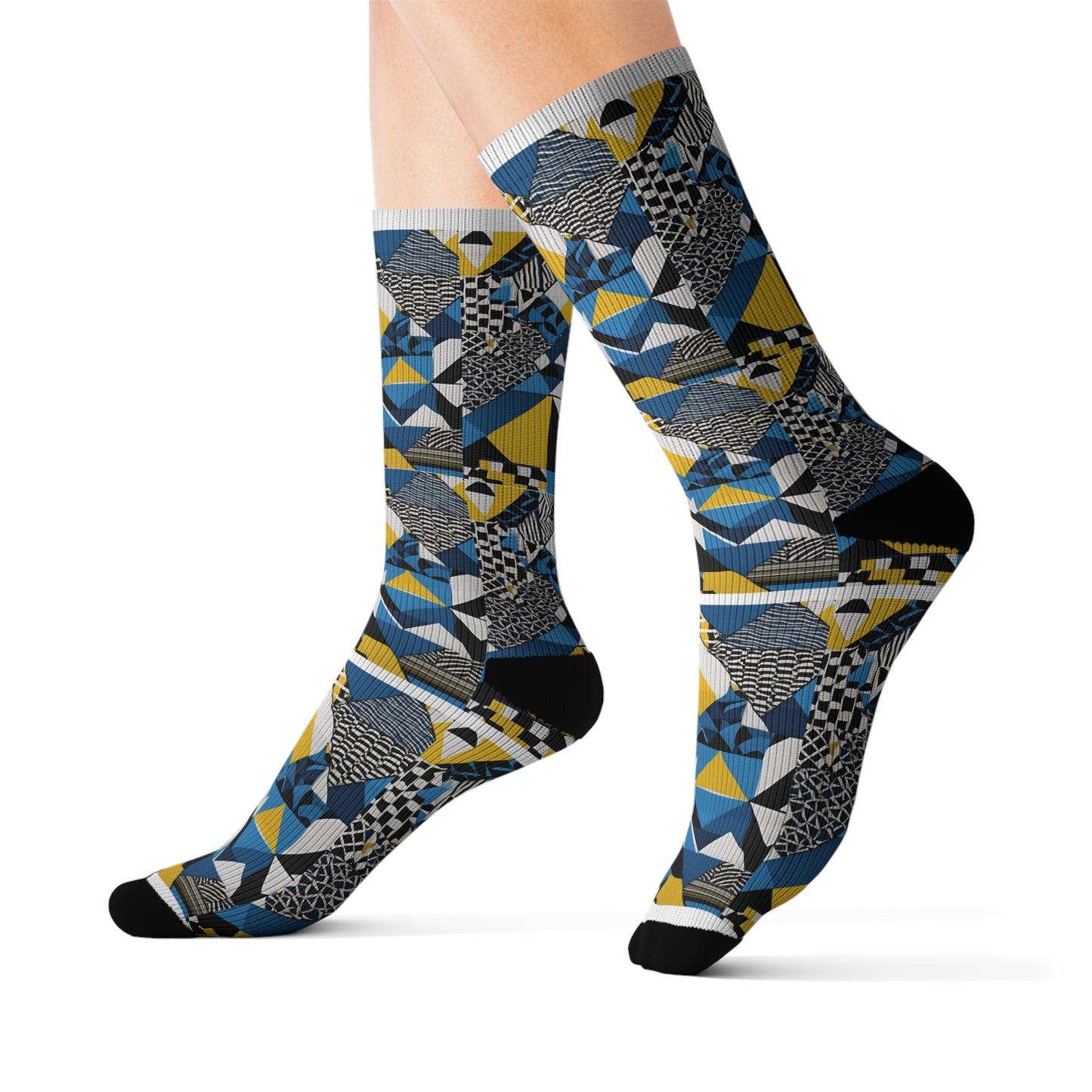 Socken mit Afro-Muster