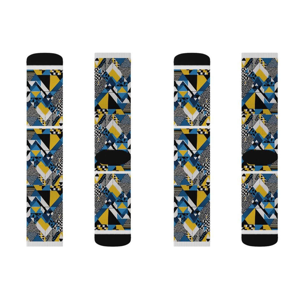 Socken mit Afro-Muster 