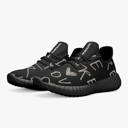 baskets enfant, sneakers blanc noir, baskets mesh enfant, chaussures tricotées enfant, baskets respirantes, baskets école enfant, chaussures légères enfant, baskets sport enfant, baskets tendance enfant, sneakers unisexe enfant, baskets mesh knit