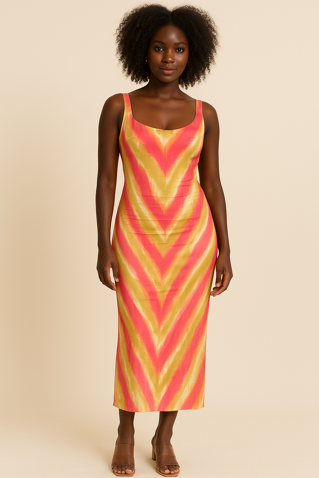 Tie & Dye Midi Dress