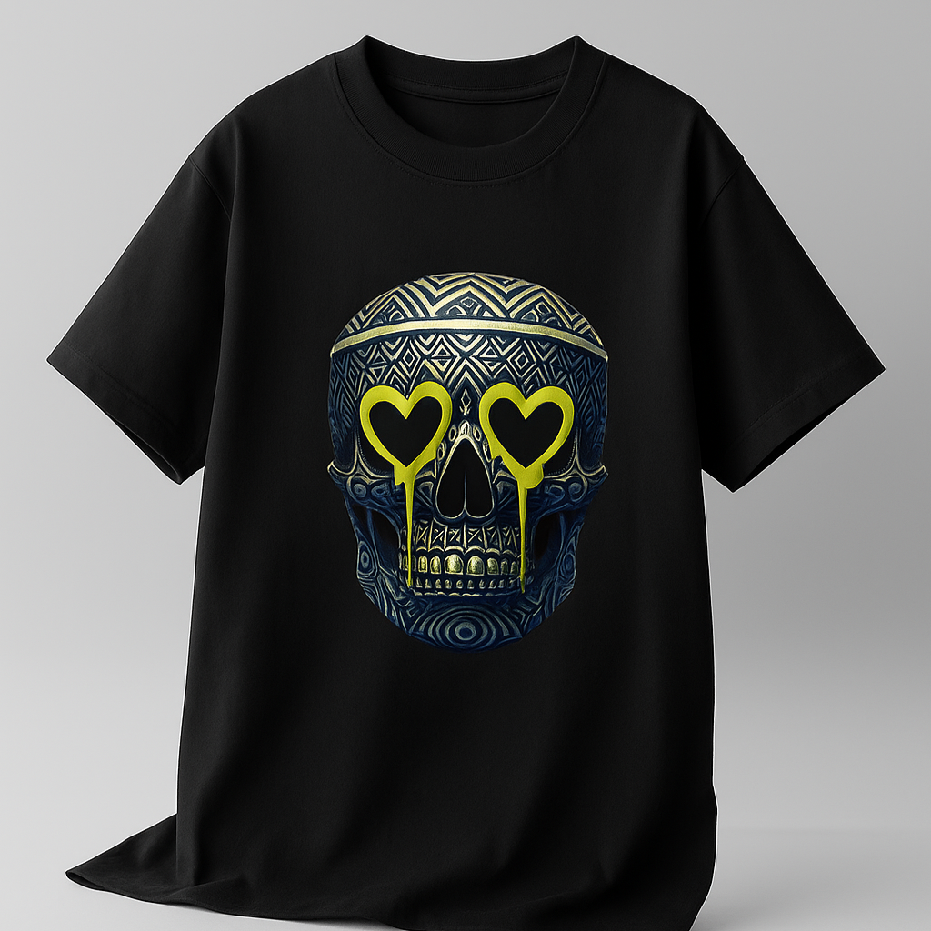 Gothic. Crew-Neck Oversize T-shirt