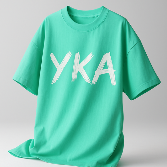 YKA. Crew-Neck Oversize T-shirt Unisex