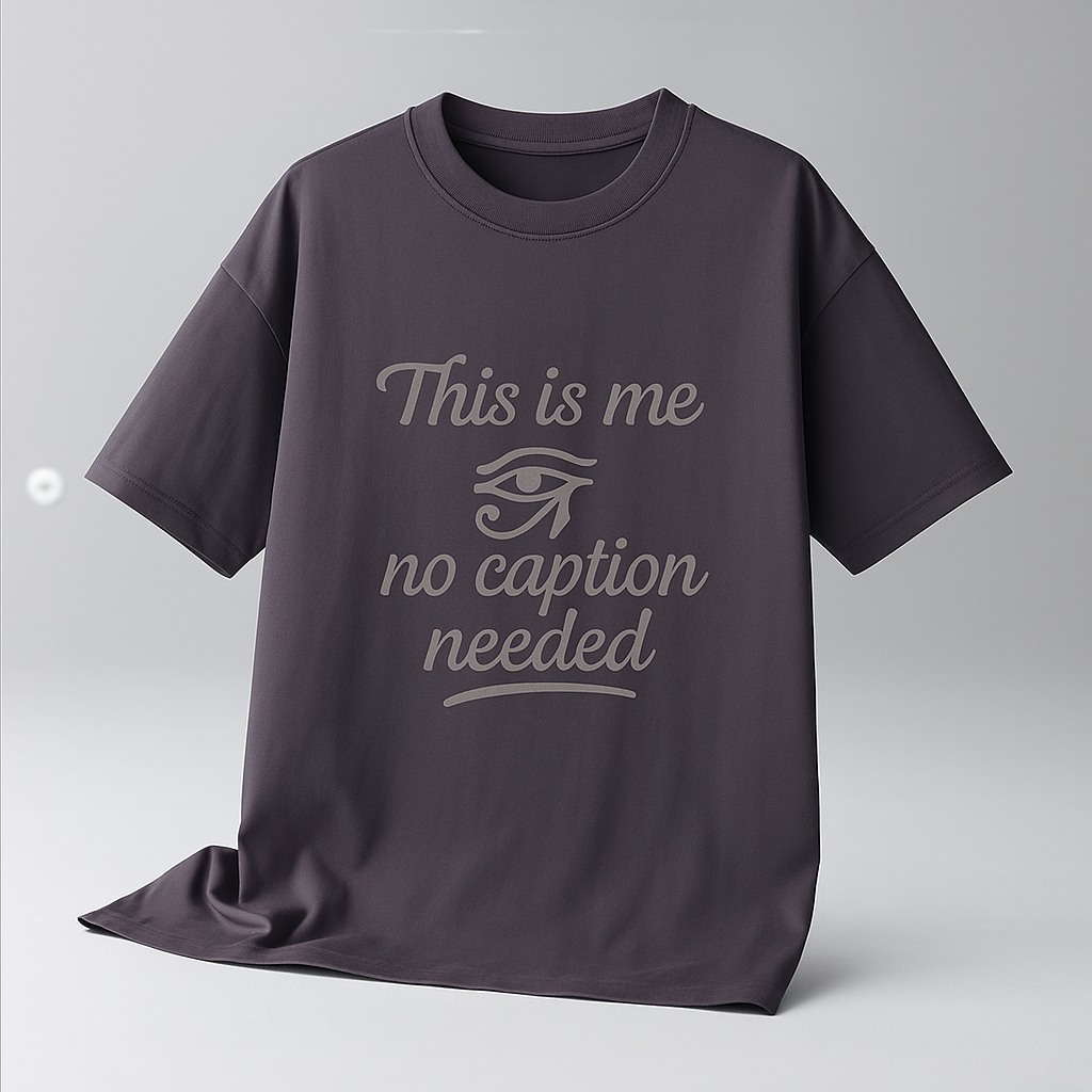 This is me. Crew-Neck Oversize T-shirt Unisex