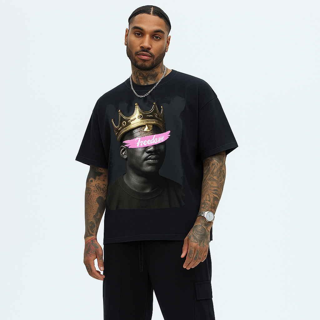 Freedom. Crew-Neck Oversize T-shirt Unisex