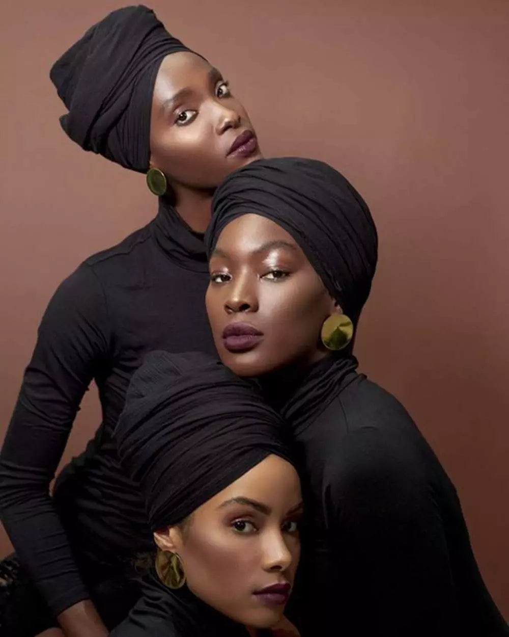 Afrikanische Schals für schwarze Frauen Turban