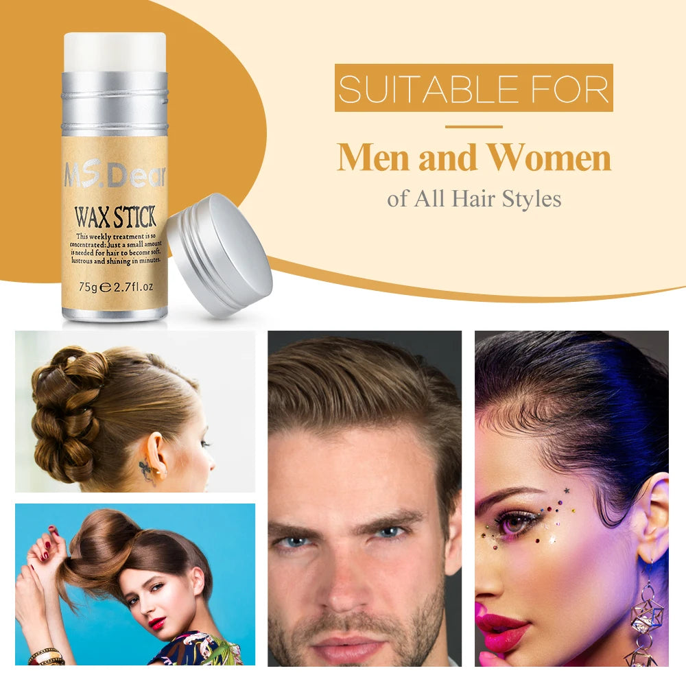 Professionelles Stickwachs, nicht fettend, für Männer und Frauen, gegen widerspenstiges Haar.