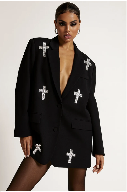 Mochy Blazer – Élégance scintillante