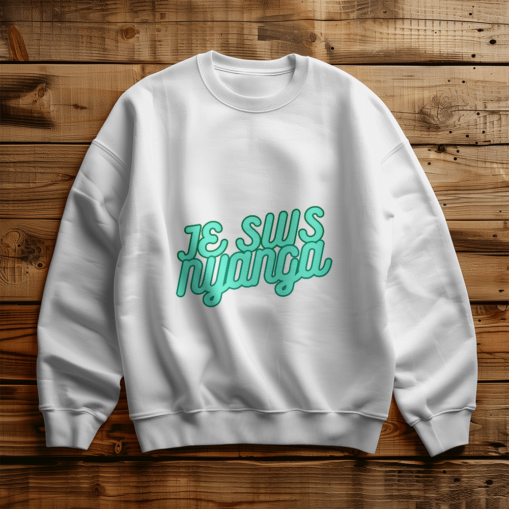 Unisex Rundhals-Sweatshirt Ich bin Nyanga