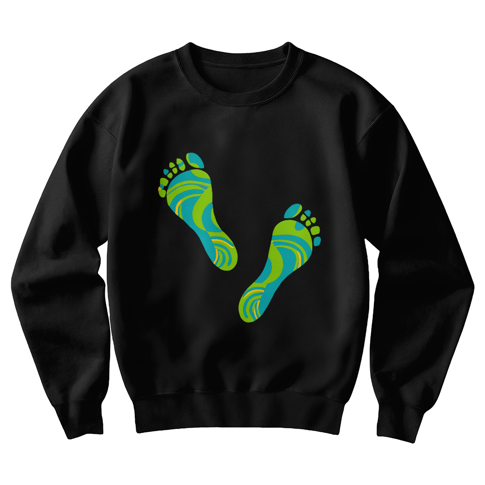 Unisex-Sweatshirt mit Rundhalsausschnitt und Frontdruck