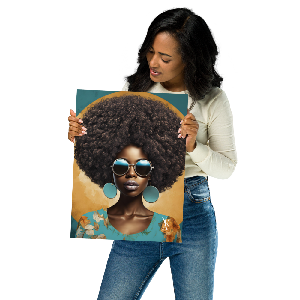 Vintages Afro-Poster