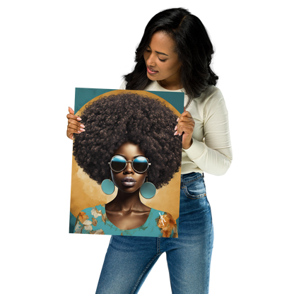 Vintages Afro-Poster
